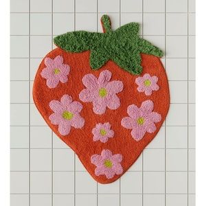 Brand new strawberry bath matt